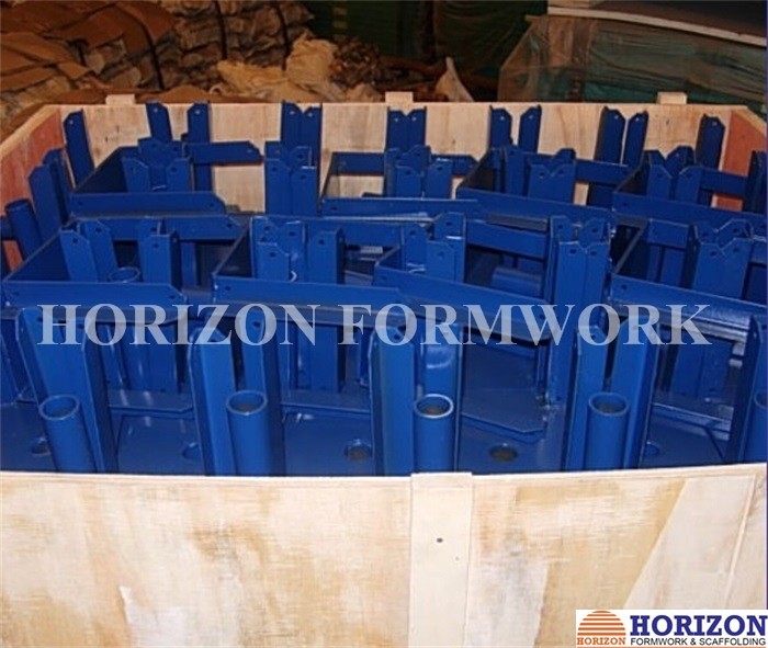 Multi Purpose Concrete Forming Accessories , U Head Jack Base Supporing H20 Beam