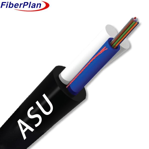 Outdoor Single Double Sheath Outdoor Aerial Fiber Optic Cable Mini ADSS ASU 2-12