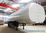 Mild Steel Q345 Dual Axle Trapezoid Asphalt Tank Trailer 30000L