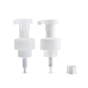 China 40mm/410 40mm 42mm Foaming Soap Pump Dispenser With Clip White Transparent factory