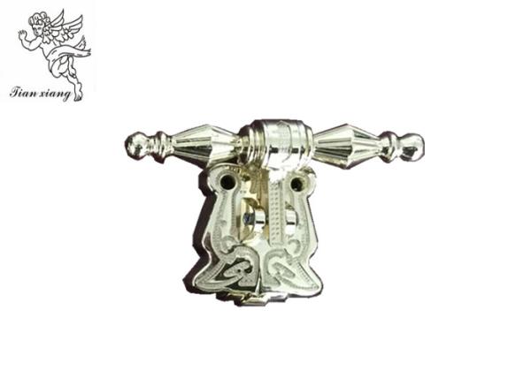 Funeral Swing Coffin Handles With Short Tube , Pale Gold H9023 - 1 Casket Handle