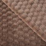 Cozy Knitted 100% Polyester Brushed Artificial Fur Fabric for Ladies Coat Width