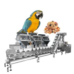 Automatic Parrot Food Packaging Machine Multihead Weigher 10g-1000g
