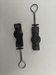 High Tension Flat Cable Clamp ABS Plastic S-Anchor Clips for FTTH Accessories in