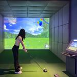 Indoor Luxury Golf Simulator Interactive Game Professional Ar Projector