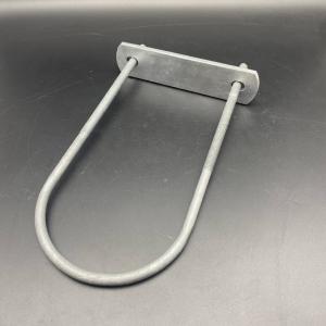 China Stainless Steel Round Head Custom U Bolt with Plate factory