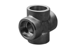 China 4 Way Steel Pipe Cross 316L SS Socket Weld Fittings factory