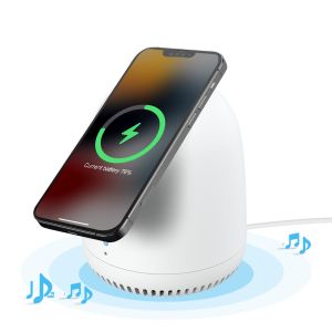Portable Mini Wireless Charger Speaker 5W With 20KHz Frequency
