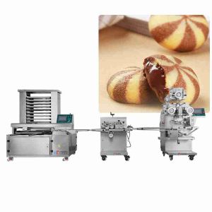 OEM 4.5kw Stuffed Cookie Machine Automatic Cookies Making Machine