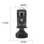 Car Headlights H4 YD6 6000K Motorcycle LED Headlight Car headlamp front fog lamp