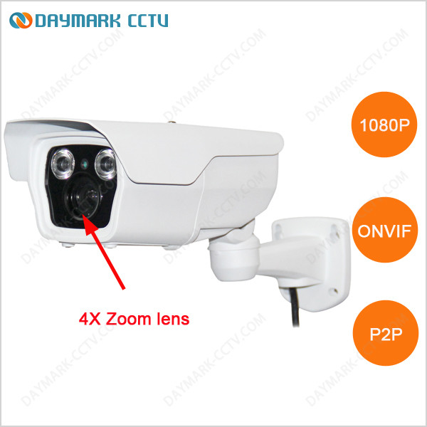 Outdoor Waterproof 1080p 4X Zoom Security IP Camera