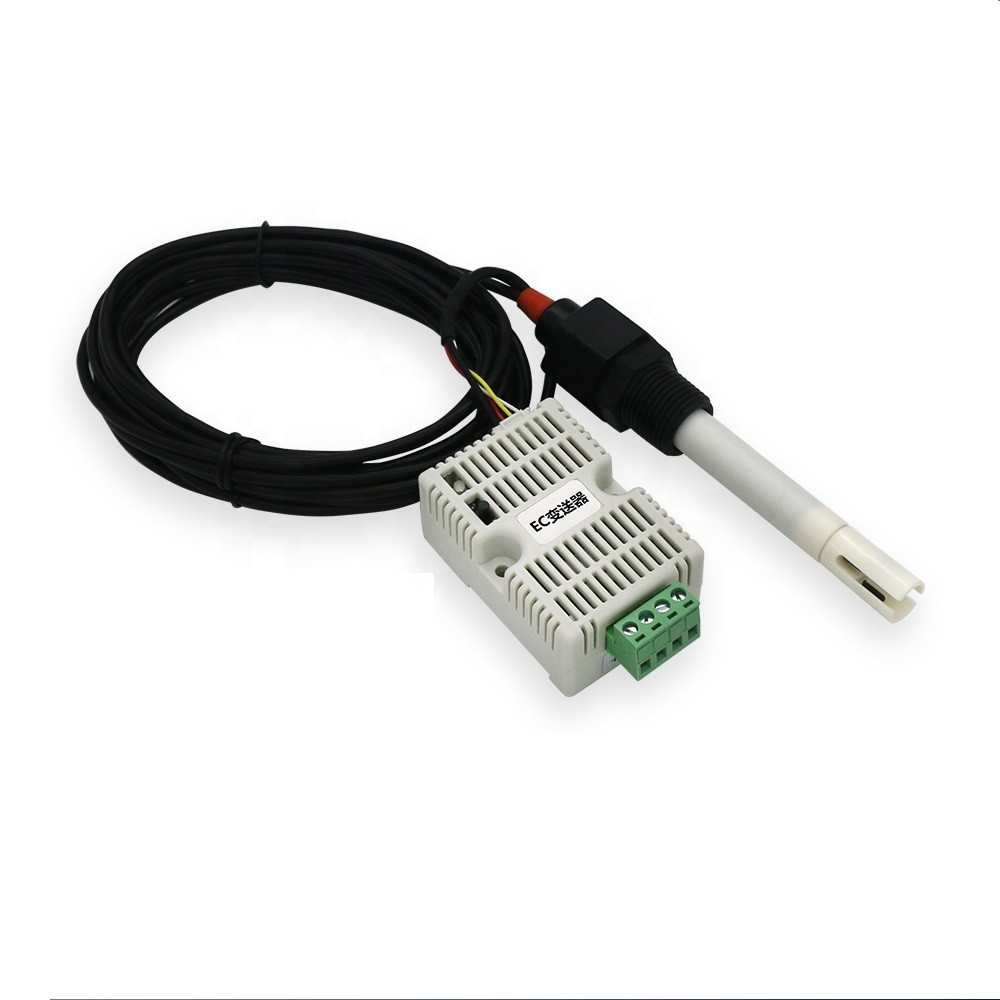 Hydroponics Aquaculture Water Monitoring EC Sensor 12V 24V Module 4-20ma RS485 Modbus