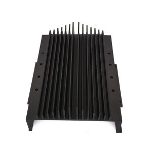 China CNC Precision Heatsink Extrusion Profiles With Surface Treatment Anodizing Black on sale