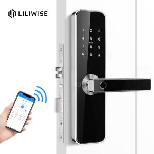 China Biometric Fingerprint Liliwise Electronic Keyless door locks Anti Thief factory