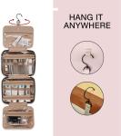 Water Resistant Makeup Cosmetic Toiletry Travel Bag For Shampoo With Hanging