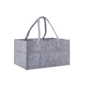 Mammy Light Grey Multipurpose Felt Nappy Organiser