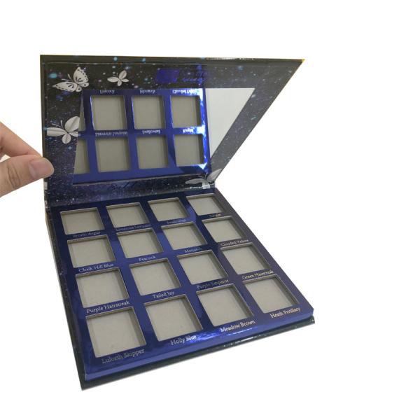 China Private Label Eyeshadow Empty Printed Packaging Boxes Magnetic Cardboard Style factory