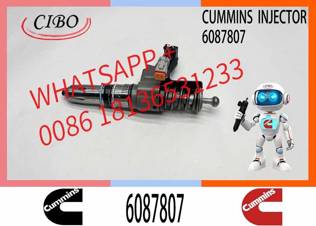 Engineering Machinery N14 Truck Engine System Accessories 6087807 Diesel Fuel Injector