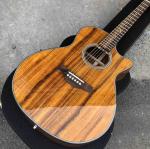 Top Quality Cutaway K24c Natural Koa wood acoustic guitar,Factory Custom 41 inch