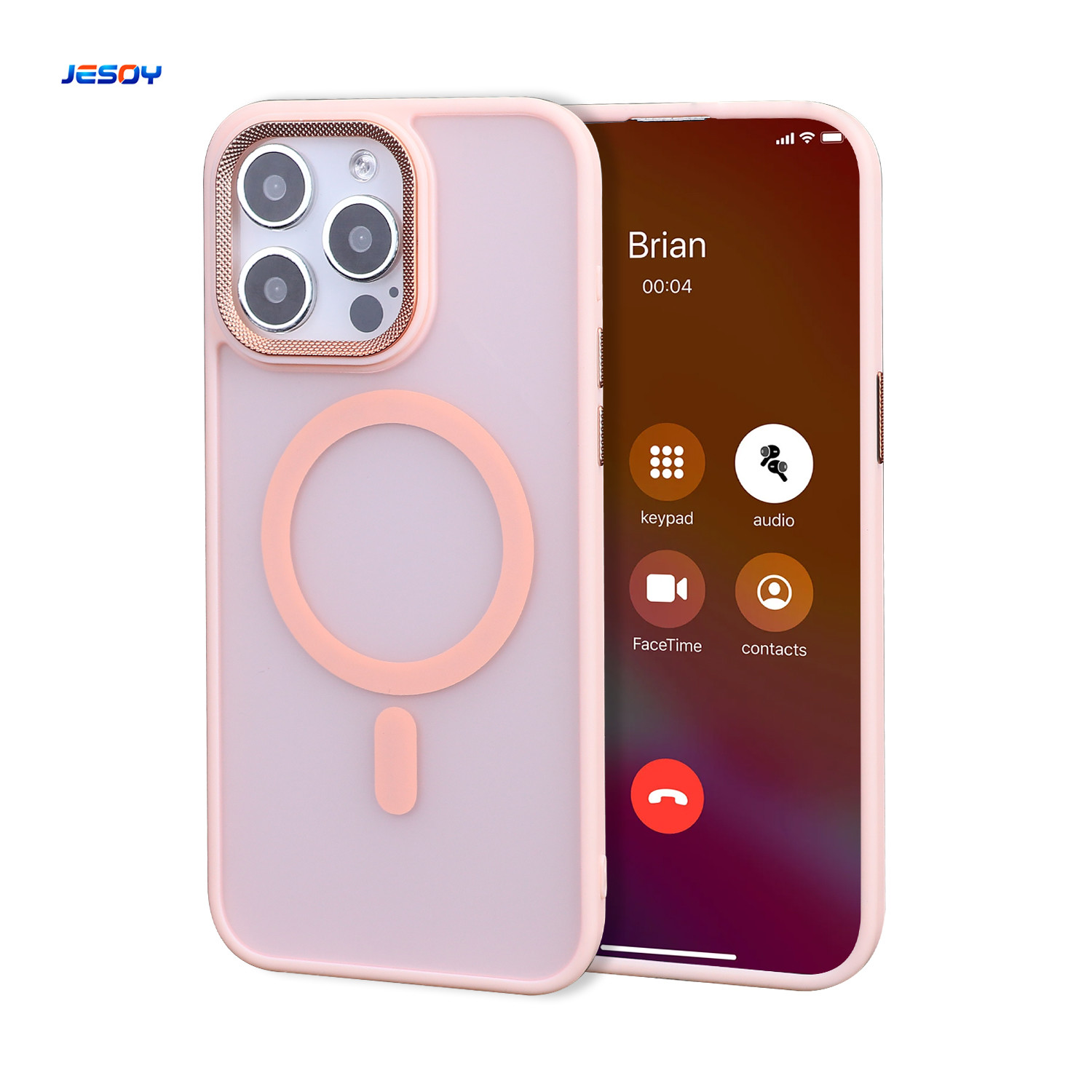 China Slim Magsafe Phone Case Shockproof Hard PC Phone Case Translucent factory