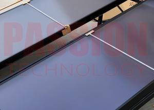 China High Performance Swimming Pool Flat Plate Solar Collector Blue Coating All Copper factory