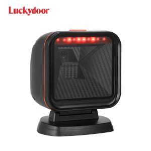 High Performance 1D 2D Hands Free Scan Qr Bar Code Reader Desktop Presentation