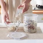 Food Preserving Plastic Crisper Box For Cereals Nuts Fruits