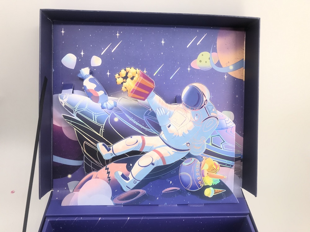 Other Gift Craft Customized Size 3D Cardboard Rigid Box for Surprise Gift Packaging