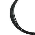 Cranes 7x7 1/8'' AISI316 Black Oxide Stainless Steel Wire Rope Aircraft Cable