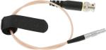 24 Inch Straight Red Epic Timecode Cable Lemo 00B 4 Pin To BNC Male