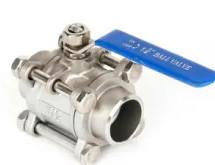 China 3PC Stainless Steel BW SW Floating Ball Valve Blow - Out Proof Stem Lever Operation factory