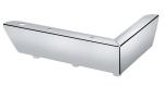 55mm high contemporary corner furniture legs metal sofa leg with rubber screws