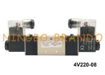 BSPT 1/4" 4V220-08 AirTAC Type Pneumatic Solenoid Valve Double Electrical