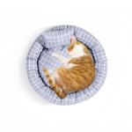 Wholesale Round Soft Warm Pet Bed with Pillow Donut Cuddler Cats Dogs Bed Pet