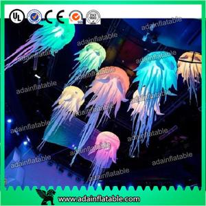 China Party Decoration Hanging Inflatable Jellyfish With Lighting factory