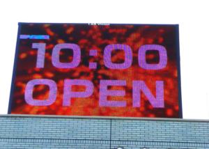 China Aluminum P8mm IP68 Outdoor LED Display Board Big LED Screens With 140° Viewing Angle factory