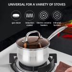 Hot Selling Cookware Set Kitchen Cookware 304 Stainless Steel Double Layer Soup