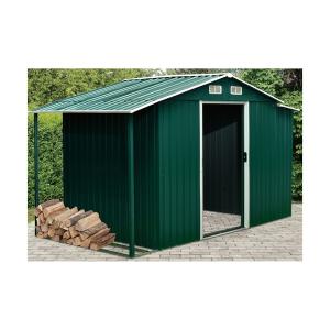 China 4x6 Pent Roof Shed , Mail Package 4x8 Metal Storage Shed factory
