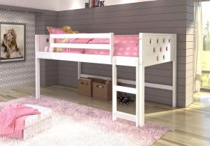 China modern bunk bed pine wood factory