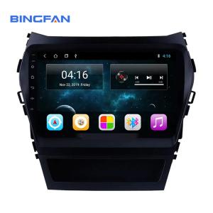 China 9 Inch Android Touch Screen Car Audio Radio Carplay Optional Head Unit For Hyundai IX45 SantaFe 2013 2014 2015 2016 factory