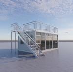 BOX SPACE 40 Foot Container Homes, Shipping Container Prefab, Prefabricated