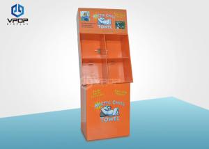 China Heavy Duty Hardware &amp; Drink Showcase Double Sided Cardboard Pallet Display factory