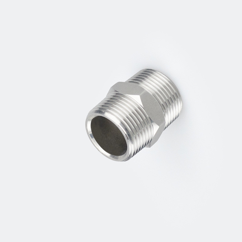 Customized Threaded Pipe Union 304 Stainless Steel Water Pipe Joint Inner And Outer