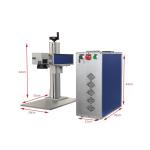 3d Excellent 20W/30w/50w /100w Fiber Laser Marking Machine for Metal engraving
