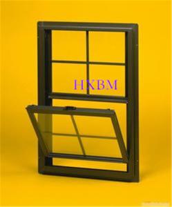 China 70mm Depth 6063 -T5 Aluminum Single Hung Windows Anodized factory