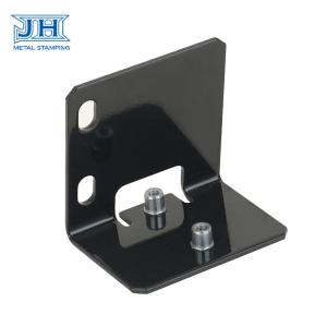 China Laser Cutting Machine Components Black Metal Stamping For Refrigeration Equipment factory