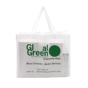 China Custom Order Eco-Friendly Fabric Non Woven Logo Shopping Bag for Exhibition Promotion factory