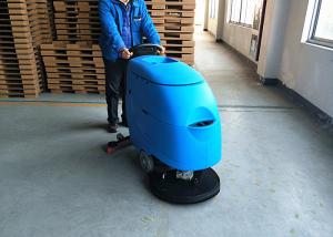 China Durable Commercial Tile Cleaning Machine With Two Big Wheels For Station factory