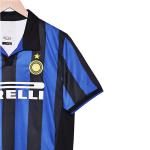 Classic 1998-1999 Season Inter Milan Home Jersey Retro Replica Quick Drying