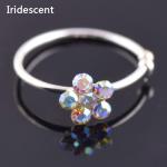 Trendy Colorful Nostril Stainless Nose Hoop Plum Nose Rings Clip On Nose Ring